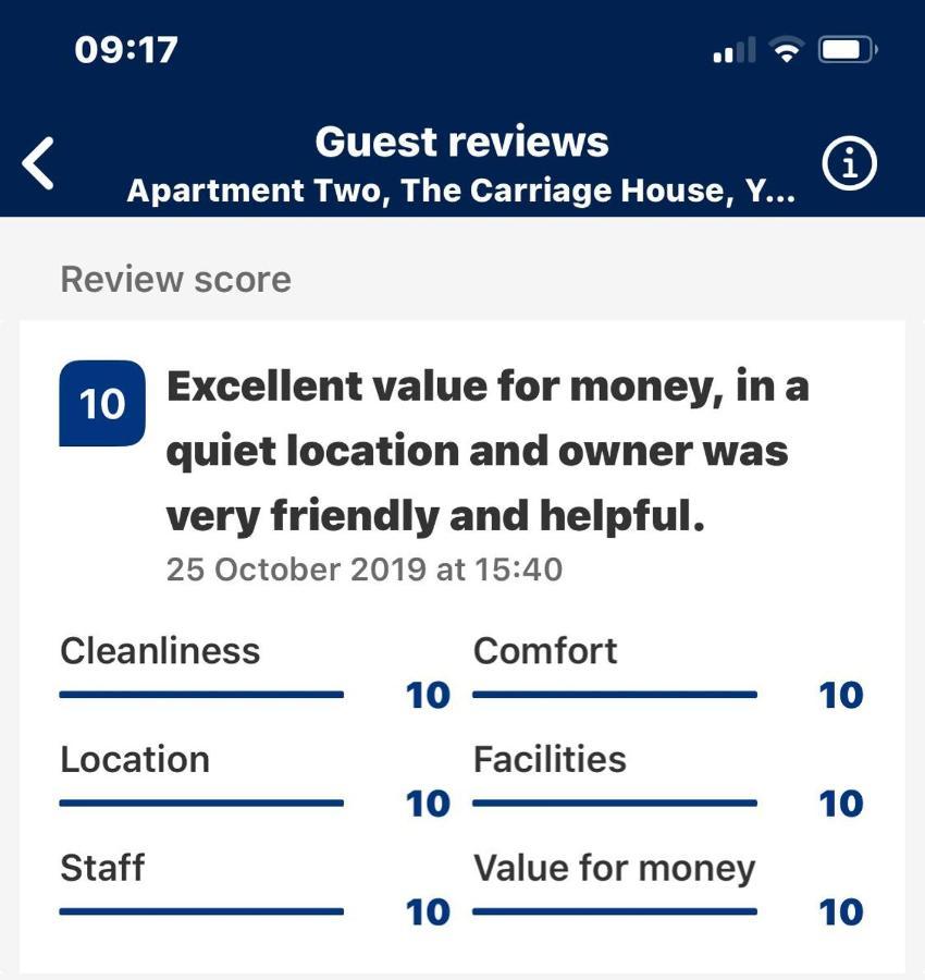 Apartment Two, The Carriage House, Bilbrough, York Exteriör bild